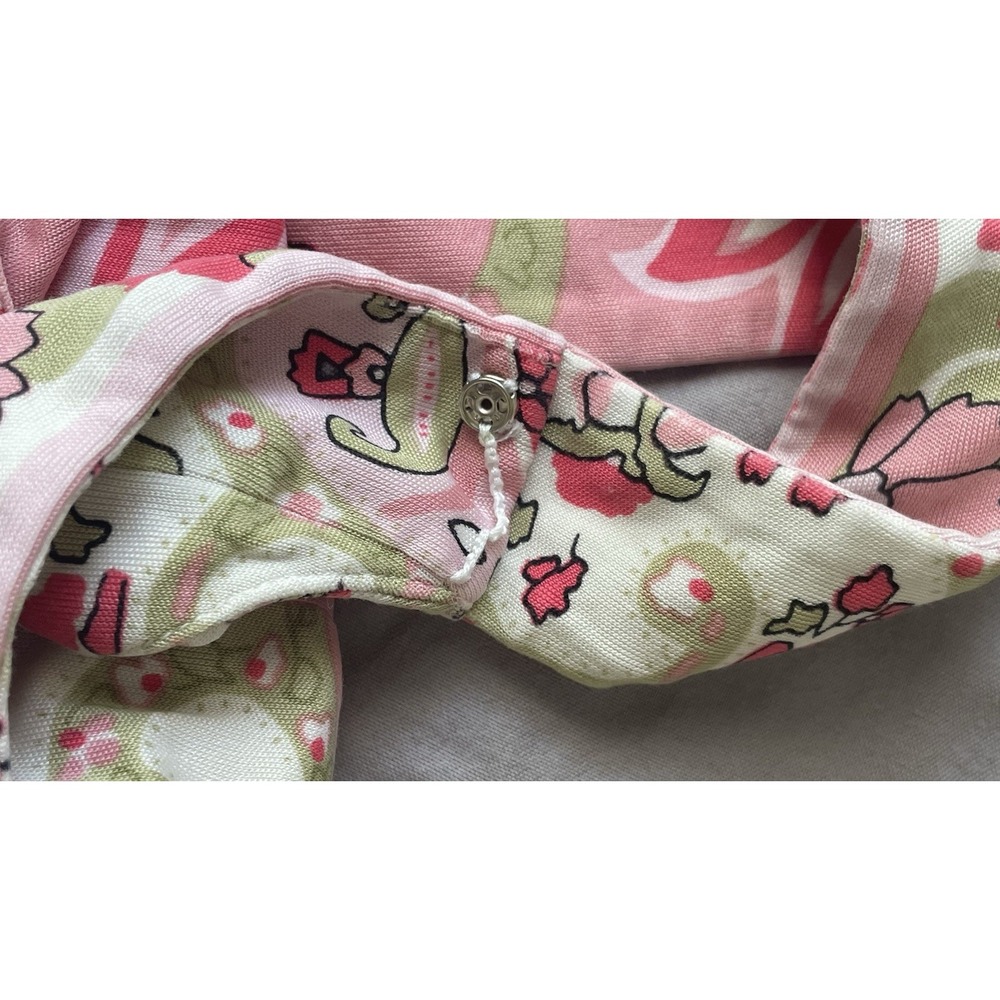 Antonio Melani Silk Babydoll Tank Top Small Floral Fairy Coquette Festival Beach - Picture 7 of 9